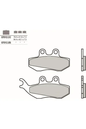 Mejor Precio PASTILLAS DEL./TRAS. BREMBO SCOOT 7012 - HONDA SJ BALI‘ (1st edition) (94-95) 50CC